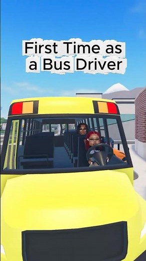 First Day as a Bus Driver Went WRONG 😭🚌 #Roblox