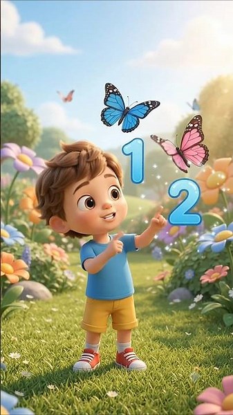 Count 1, 2, 3 Butterflies! 🦋🔢🎵 | Counting for Kids | Toonivo