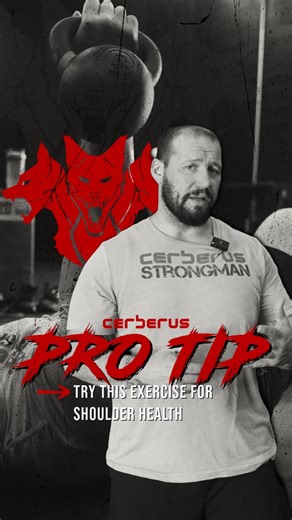 1.1K views | Experiencing shoulder pain and a lack of stability… the this week’s CERBERUS Pro Tip is for you! This warm up/activation exercise as covered by Ken Nowicki (@knstrongman) is the perfect addition to your training to help develop those small intrinsic muscles around the shoulder joint, increase stability, and ultimately decrease pain. Check it out… NOW! | Cerberus Strength USA | Facebook
