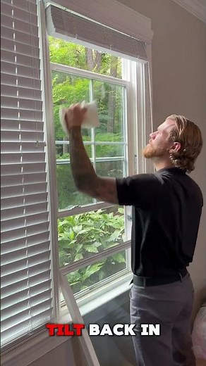 101 on cleaning a double hung window! #ncsidingandwindows #homeimprovement #home