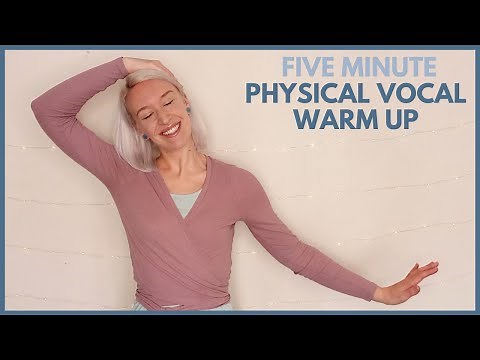 5 Minute Physical Vocal Warm Up: Stretches for the upper body to prepare for singing and voice work.