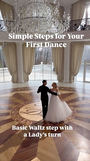 Wedding Dance ONLINE | First Dance Tutorials 👰🏼‍♀️💃 on Instagram: "✨✨Your first dance doesn’t have to be complicated, overwhelming, or scary. 😱 All you need is a clear plan, step-by-step guidance, and someone to show you exactly what to do—and that’s where we come in! 😎 Our online courses offer: ➡️Immediate and unlimited access to all materials ➡️Routines explained in small, easy-to-practice segments ➡️Detailed steps for both the gentleman and the lady ➡️Precise counting for sections and th