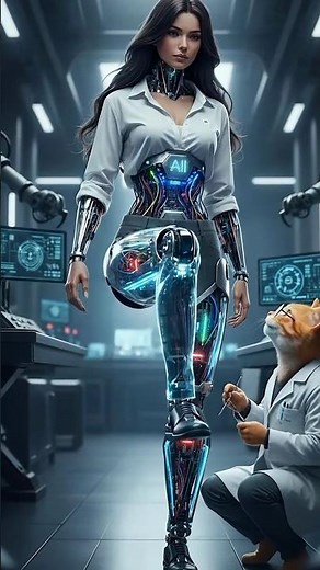 Epic Cat ⚡ The Futuristic Scientist | 8K Cinematic Short Film 🤖