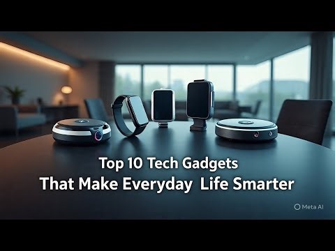 Top 10 Tech Gadgets That Make Everyday Life Smarter