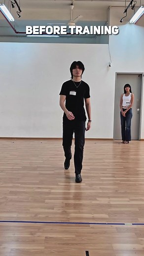 Witness the evolution of Darren's catwalk, from his raw talent before training to the polished perfection after training with us! 🌟 #sgmodel #catwalk #malemodel