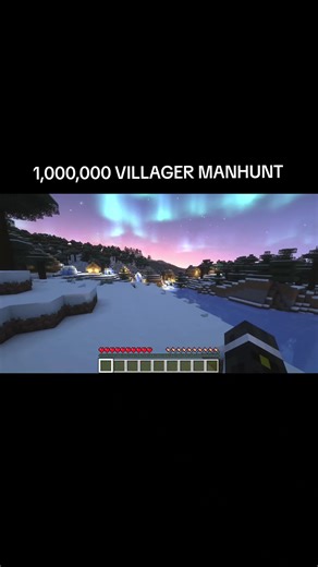 1,000,000 Villager Manhunt Challenge in Minecraft