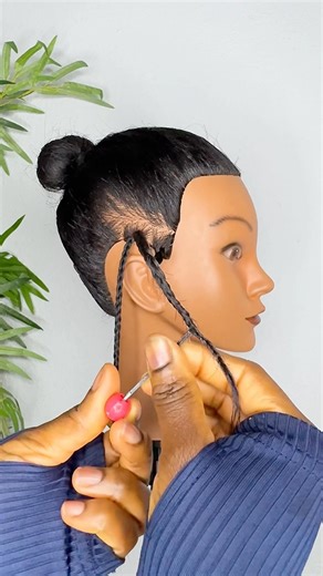 How to insert bead with a bobby pin #fyp #trendingnow