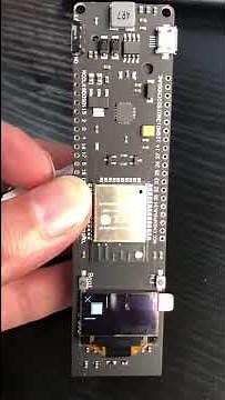 TTGO WiFi & Bluetooth Battery ESP32 0.96 inch OLED development tool