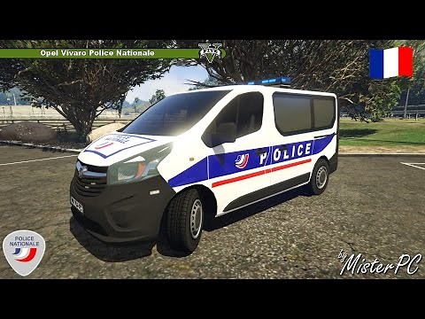 GTA 5 V - Opel Vivaro Police Nationale - by MisterPC
