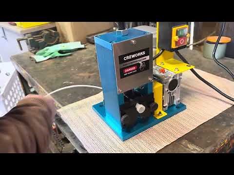 Creworks wire stripping machine