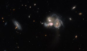 NASA's Hubble captures image of 3 galaxies colliding, merging together | The Jerusalem Post