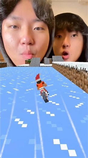 Minecraft Winter Beatbox Racing Game ❄️ House Version #tiktok #beatbox