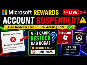 Microsoft Rewards Gift Card Come Back | How To Redeem Microsoft Rewards | #microsoftrewards