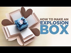 EXPLOSION BOX | How to Make an Explosion Box | Valentine's Day Crafts