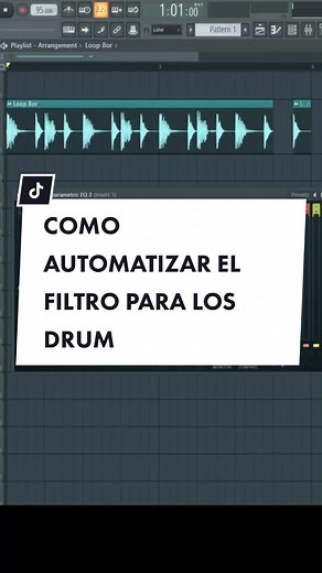 Como Automatizar el filtro para los DRUM #ecualizacion #flstudio #tutorial #trucosdelflstudio #musicproducertips