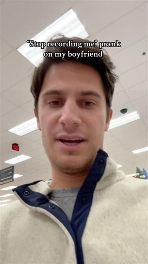 "Stop recording me" prank on my boyfriend #usa #funnyprank #funnycouple #foryou #funny