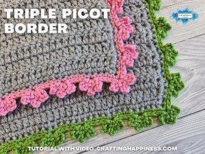 Triple Picot Border | Crafting Happiness