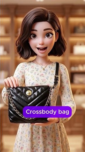 👜 Purse, Handbag, or Briefcase? Name Your Bags! #fashionvocabulary #speakenglish #visuallearning