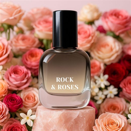 Rock & Roses - intense Rose Explosion perfume, artisan niche fragrance, limited batch, ultra Rose scent, long lasting Floral Musk perfume
