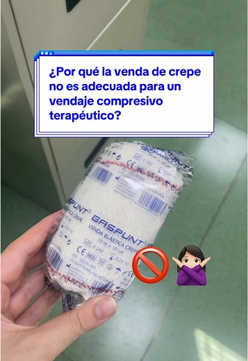 Compresión en miembros inferiores: ¿Usas vendas adecuadas?