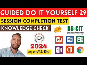GUIDED DO-IT-YOURSELF SESSION 29 | BS-CIT SESSION 15 [HINDI]
