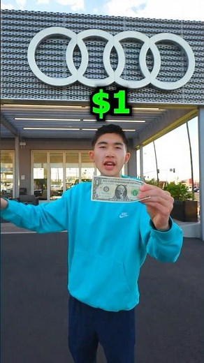 ¿Qué puedo comprar en AUDI por $1? 💸 #shorts #audi