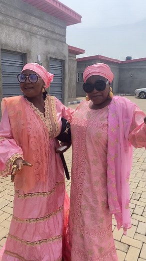 Traditional Attire Showcase: Pink and Gold Elegance