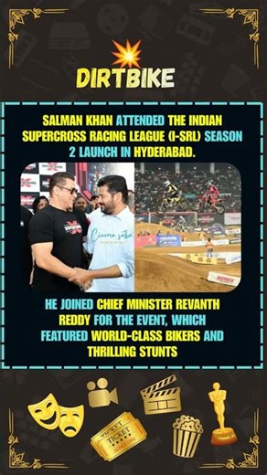 Hyderabad Roars! Salman Khan Kicks Off ISRL Supercross 2025! 🔥