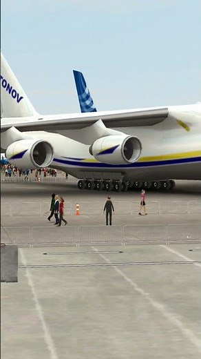 🔥 Antonov An-124 – The Heavyweight of the Skies! 🇺🇦 #aviation #shorts