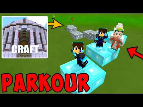 Minicraft Multiplayer Parkour Gameplay - Parkour Relaxing Gameplay In Minicraft