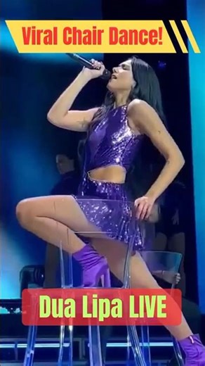 Dua Lipa’s Epic Chair Dance LIVE!💃
