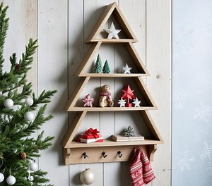 Christmas Tree Shelf Woodworking Plans: DIY Rustic Decor (digital Download) - Etsy