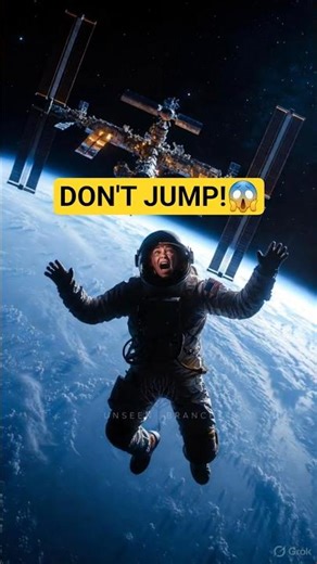 What If You Jumped From The Space Station? 🚀 #whatif #facts #unseenbranch