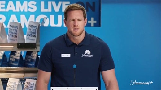 Paramount+ TV Spot, 'NFL on CBS: Live on Paramount+' Featuring J.J. Watt