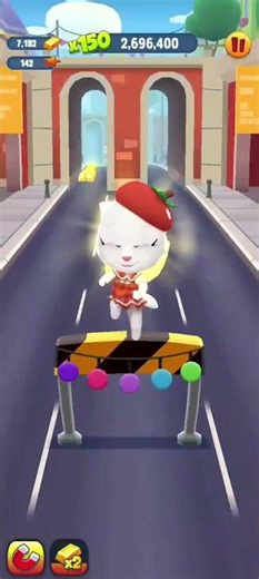 Talking Tom Gold Run Gameplay: Persimmon Angela -9 #talkingtom #shorts