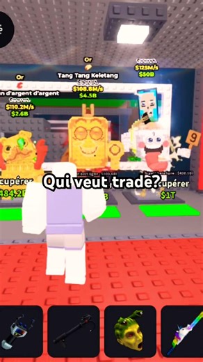 Dans la trade machine mon pseudo :Youfesselekiwi #roblox #fypシ