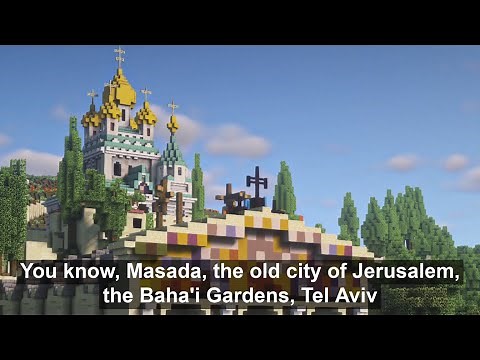 Building Israel in Minecraft?!