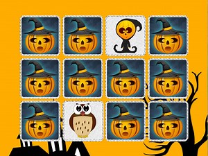 Play Kids Memory Game: Halloween | Free Online  Games. KidzSearch.com