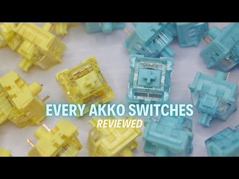 Every LATEST Akko Switches | Review, Comparison and Soundtest