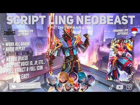 Script Ling Neobeast - Neobeast Ling No Password | Full Effect Voice | Terbaru