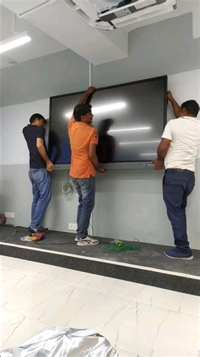 75 inches benQ smart board install in unacademy (no sales)#viral #tvinstallation #shortfeed #short