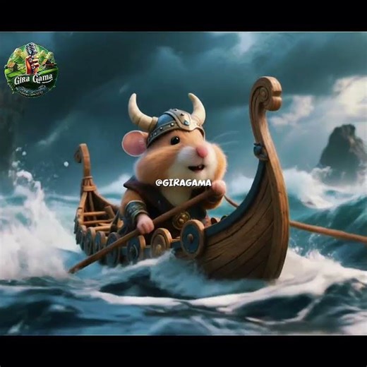 Viking Hamster Battles Stormy Seas | Cartoon CGI Adventure