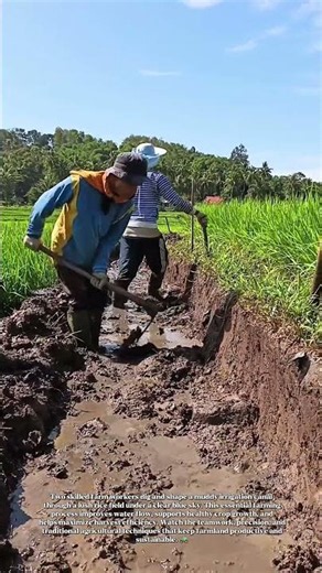 Irrigation Canal Digging Skills 🚜 #Farming #Agriculture