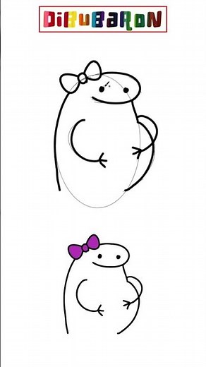 Dibujando a Flork Embarazada paso a paso | Dibujos fáciles
