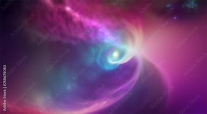 Animation graphics video Spiral Galaxy with Millions of Stars - Spiral Galaxy 4K, Deep Space Exploration, Galaxy Formation Rotating spiral galaxy on space background Stock Video