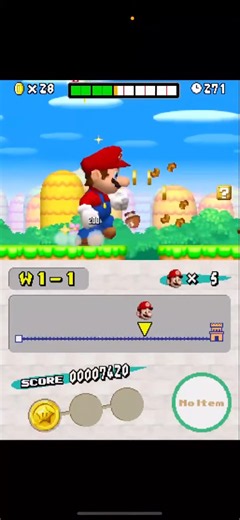 Tcheck plays new Super Mario ds emulator #mario #nintendo #fun #tcheck