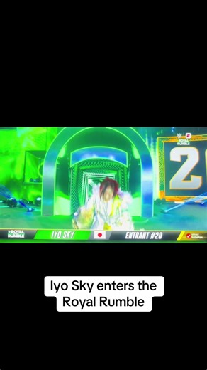 Iyo Sky enters the Royal Rumble #Iyosky #WWE