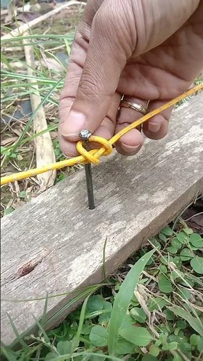 The Ultimate Nail Knot Trick 💡 #knot #knowledge