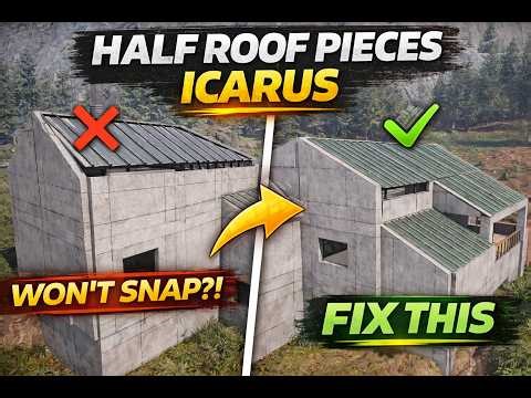 Icarus Building Guide: How to Snap Half Roof Pieces PERFECTLY