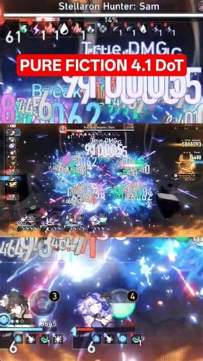 PURE FICTION 4.1 DoT | HSR #honkaistarrail #hsrcreators #purefiction #shorts #viral